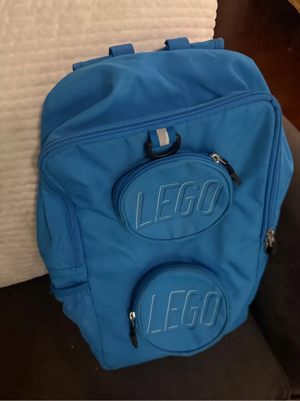 Lego Men’s Bright Blue Backpack with Front Logo Pockets